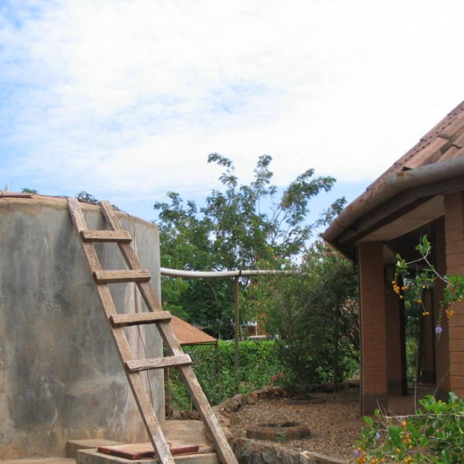 maison écologique récupération d'eau