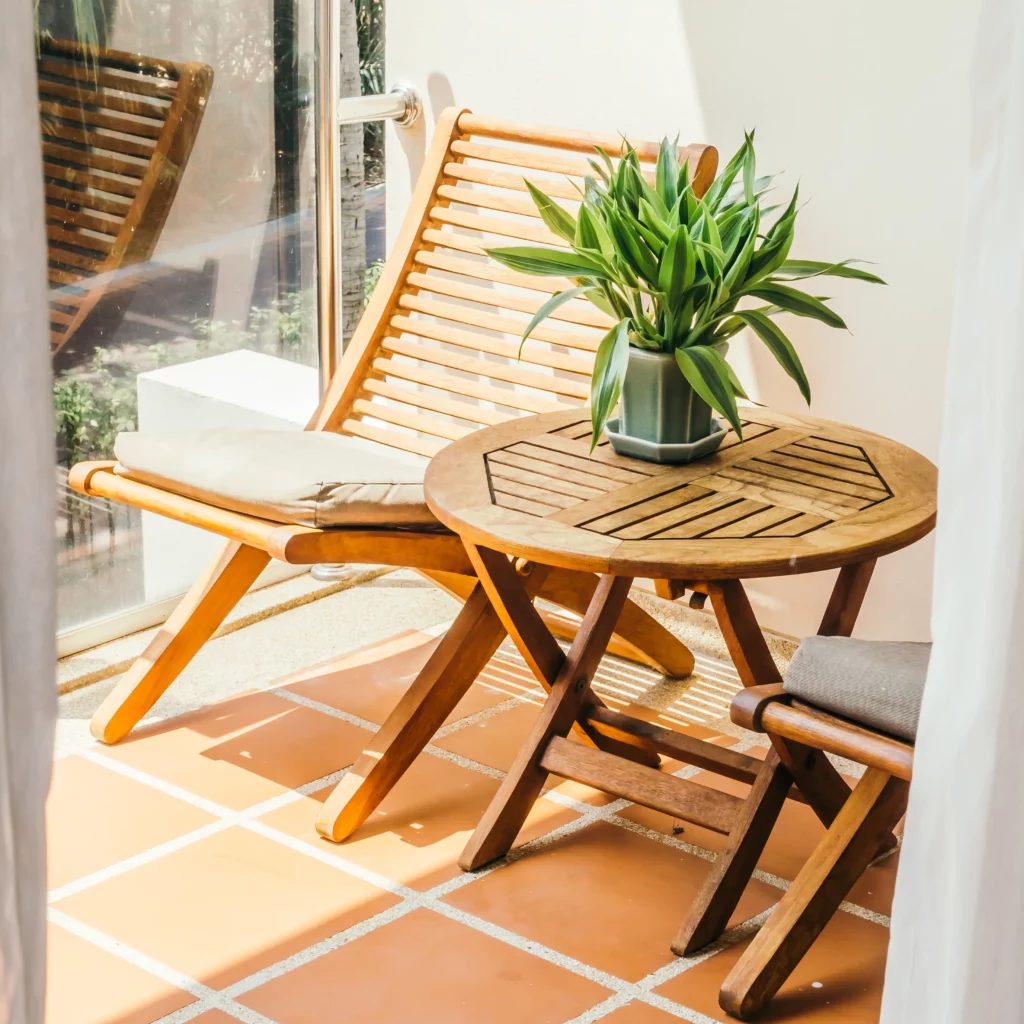 terrasse ombragée