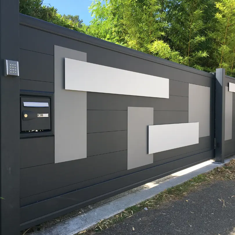 portail aluminium paysagiste marne