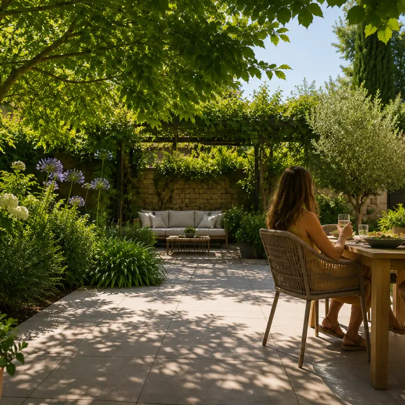 jardin terrasse ombre plantations